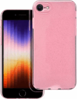 Clear 2mm Apple iPhone 7/8/SE 2020/SE 2022 Tok - Rózsaszín/Csillámos