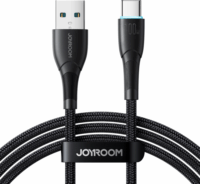 Joyroom Starry series SA32-AC6 USB-A apa - USB-C apa 2.0 Adat és töltő kábel - Fekete (1m)