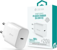 Devia Smart Series PD USB-C Hálózati töltő - Fehér (20W)