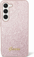 Guess Glitter Script 4G Samsung Galaxy S24 Tok - Rózsaszín