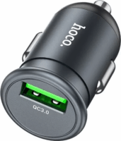 Hoco Z43 USB-A Autós töltő - Szürke (18W)