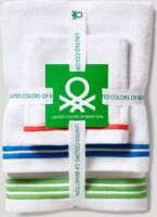 Benetton BE-0178 3 részes törölköző szett - Fehér (3 darabos)