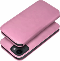 OEM Dual Pocket Apple iPhone 15 Plus Flip Tok - Rózsaszín