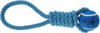 DINGO Labda kötéllel kutyajáték - 6,5 x 41 cm (Kék)