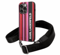 Karl Lagerfeld Apple iPhone 14 Pro Hátlapvédő Tok - Rózsaszín / Mintás