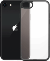 PanzerGlass ClearCase Apple iPhone 8 / 7 / SE (2020 / 2022) Tok - Fekete/Átlátszó