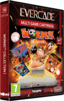 Evercade #18 Worms Collection 1 3in1 Retró játékszoftver csomag - Evercade