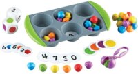 Learning Resources LER 5556 Mini Muffin Match Up matematikai tevékenységkészlet