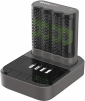 GP ReCyko Pro P461 AA/AAA NiMh Akkumulátor töltő + 4db elem (4x AA - 2000mAh)