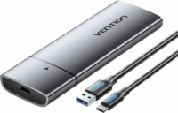 Vention KPFH0 M.2 NGFF USB 3.1 Gen2 Type-C Külső SSD ház - Szürke