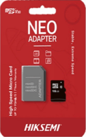 Hiksemi 16GB Neo MicroSDHC UHS-I Cl10 Memóriakártya + Adapter