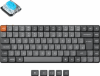 Keychron K3 Max Wireless Gaming Billentyűzet - Német (Blue Switch)