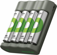 GP ReCyko B441 AA/AAA NiMH Akkumulátor töltő + 4db elem (4x AA - 2100mAh)