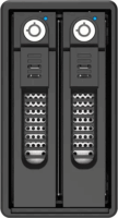 Raidon GR3660-BA31 2x 2.5"/3.5" USB 3.2 Gen 2 HDD/SSD ház - Fekete