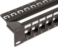 Intellinet 720328 19" Üres Patch Panel - 24 port