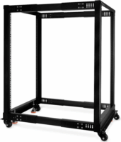 Alphacool 19" Open Frame Rack szekrény 18U 600x1040mm - Fekete