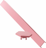 Nanoleaf Lines Skin Pink Matte Fali LED Dekorációs Lámpa (9 db / csomag)