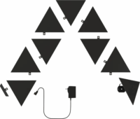 Nanoleaf Shapes Black Triangles Kezdő készlet hangulatvilágításhoz (9 db / csomag)