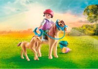 Playmobil: 71498 - Kislány pónival és csikóval