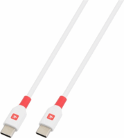 Skross SKCA0019C-C120CN USB Type-C apa - USB Type-C apa Töltőkábel - Fehér (1.2m)