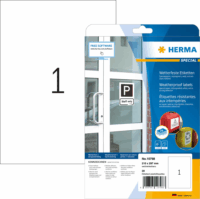 Herma 210x297 mm Címke tintasugaras és lézer nyomtatóhoz (20 címke / csomag)