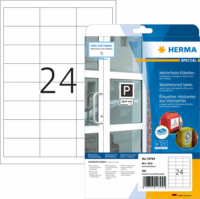Herma 66x33.8 mm Címke tintasugaras és lézer nyomtatóhoz (480 címke / csomag)