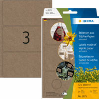 Herma 52x100mm Címke tintasugaras és lézer nyomtatóhoz (72 címke / csomag)