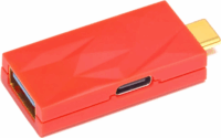 ifi iDefender+ USB-C apa - USB-A anya Aktív Zavarszűrő - Piros