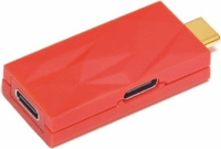 ifi iDefender+ USB-C apa - USB-C anya Aktív Zavarszűrő - Piros