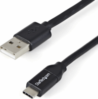 StarTech USB2AC2M USB-A apa - USB-C apa 2.0 Adat és töltő kábel - Fekete (2m) (10db/csomag)