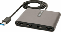 StarTech USB32HD4 USB-A 3.0 apa - 4x HDMI anya Adapter