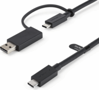 StarTech USBCCADP USB-A / USB-C apa - USB-C apa 3.2 Töltőkábel - Fekete (1m)