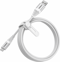 OtterBox Premium USB-A apa - USB-C apa 2.0 Adat és töltő kábel - Fehér (2m)
