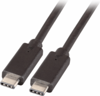 M-CAB 7001334 USB-C apa - USB-C apa 4.0 Adat és töltő kábel - Fekete (0.8m)