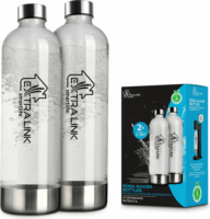 ExtraLink Smart Life 1 literes Szódagép palack - Átlátszó (2db / csomag)