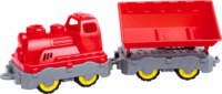 BIG Power Worker Mini Vonat + Vagon - Piros