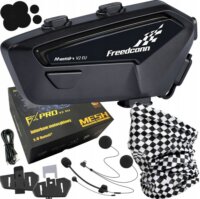 FreenConn FX Pro V2 Motoros kommunikációs rendszer - Fekete