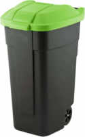 Keter 110 literes műanyag Kültéri műanyag szemetes - Fekete/Zöld