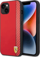 Ferrari Carbon Apple iPhone 14 Plus Tok - Piros