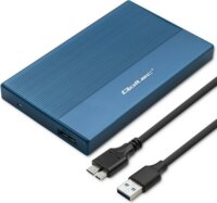 Quoltec 52276 2,5" USB 3.0 Külső HDD/SSD ház - Kék