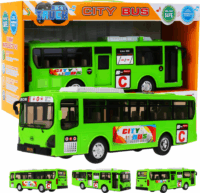 Zenélő City busz - Zöld