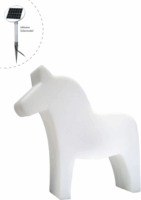 8 seasons Shining Dala Horse 43 Napelemes dekor fény