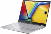 Asus VivoBook S 14 Flip Notebook Ezüst (14" / Intel i5-1335U / 16GB / 512GB SSD / Win 11 Home)