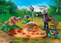 Playmobil Dinos: 71526 - Stegosaurus fészek tojásrablóval