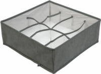 Bewello BW2078 Szövet tárolódoboz 8 zseb 12x32x32cm - Szürke