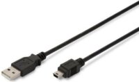 Assmann USB - microUSB 2.0 kábel 1.8m - Fekete