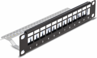 Delock 66874 10" Üres Patch panel 12 port