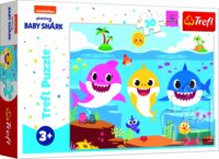 Trefl Baby Shark Együtt a csapat - 30 darabos puzzle