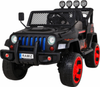 Ramiz Raptor Drifter 4x4 Flames Elektromos autó - Fekete/Piros