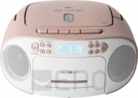 Reflexion Boombox CD-s rádió - Fehér/Rózsaszín